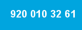 920 010 32 61